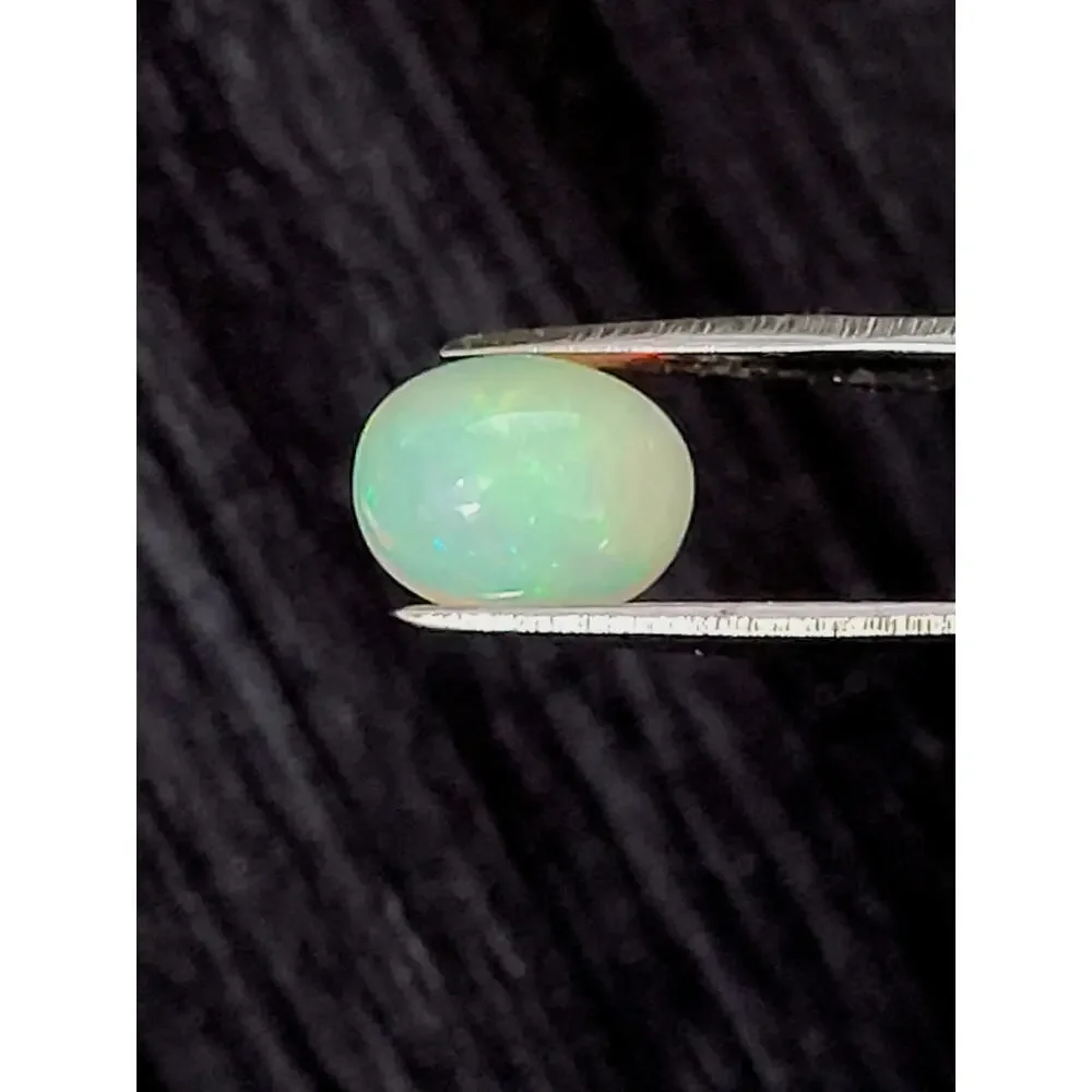 Certified Natural Opal 3.12cts Cabochon‎ Fire Brilliant Color